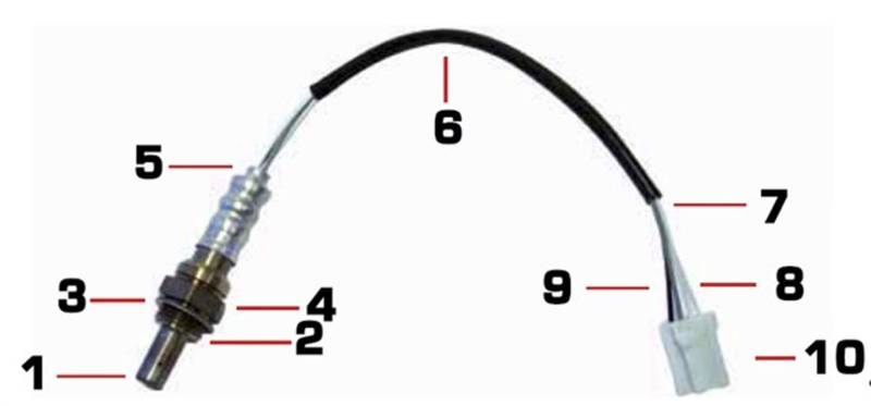 XIOSOIAHOU Sauerstoffsensor Sauerstoff-Sensor WO163304 Fit for Holz Heizung/Pellet-Heizung Kompatibel mit OZA685-WW1 von XIOSOIAHOU