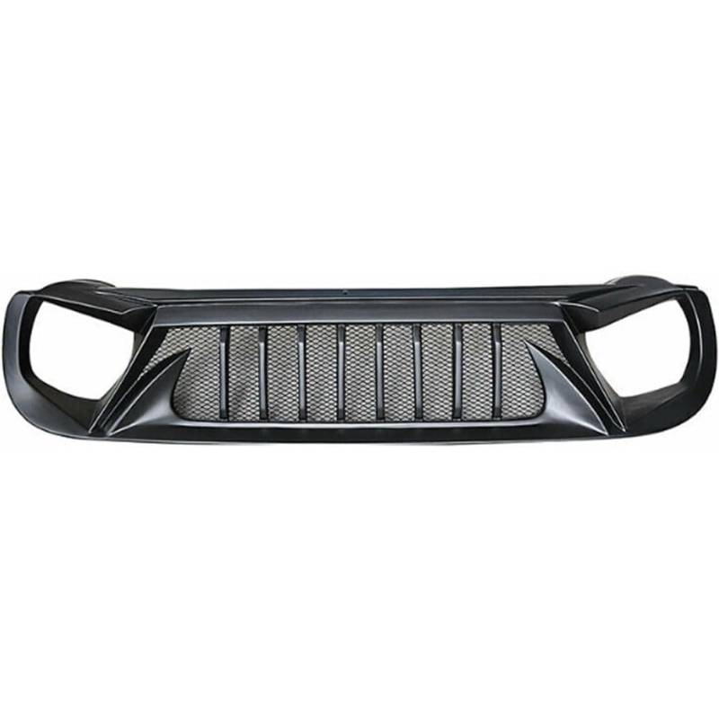 Auto Front Kühlergrill Grill für Jeep Renegade 2015-2021, ABS Frontgrill Stoßstange Kühlergrille Kühlergitter Haube Frontschürze Mesh Grille Zubehör von XIUKANGNB