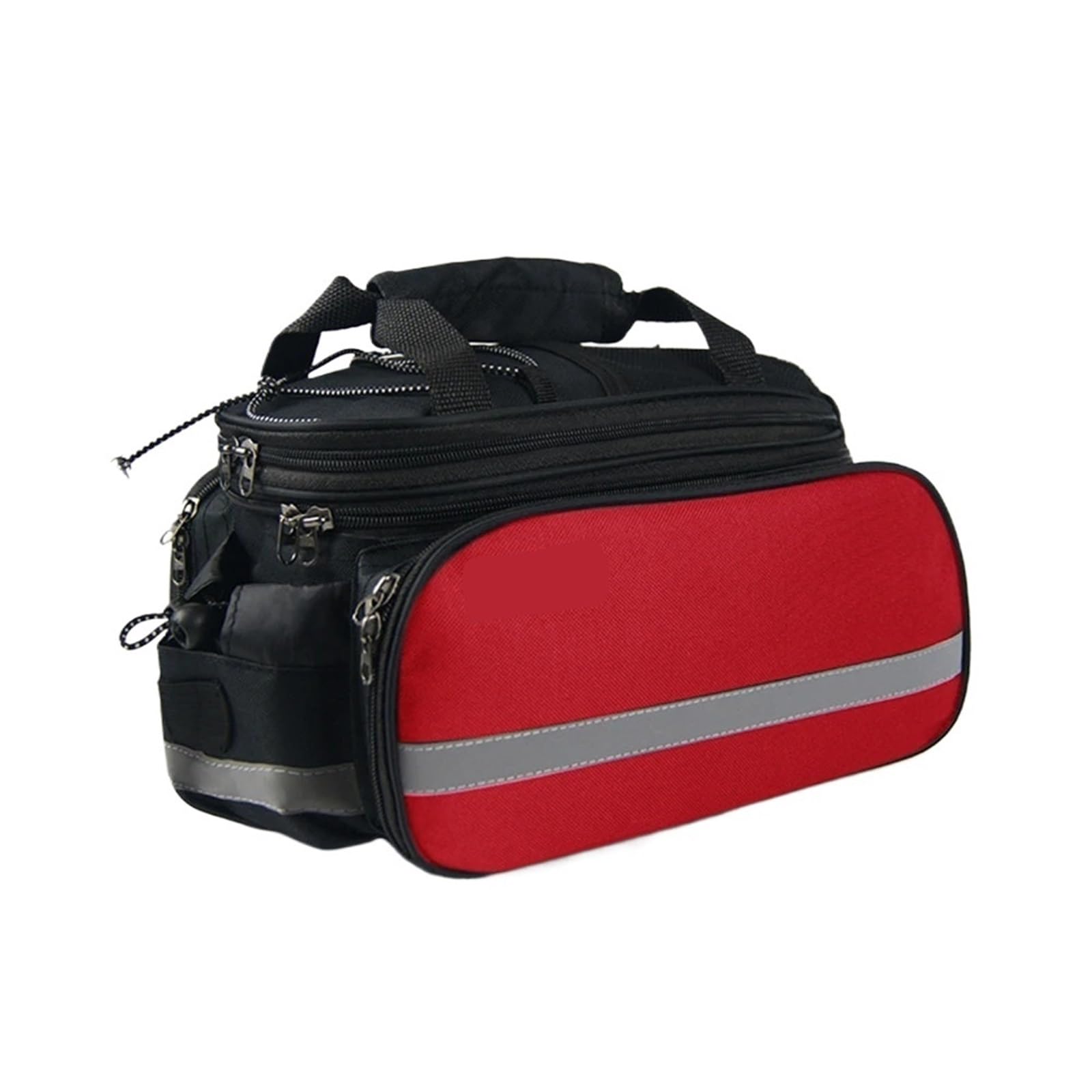 XIUsheUA Fahrradtasche Fahrrad-Rücksitztasche, erweiterbare Fahrrad-Rack-Tasche, Fahrrad-Gepäckträger, Kofferraumtasche mit Regenschutz Fahrradtaschen für Gepäckträger(Red) von XIUsheUA