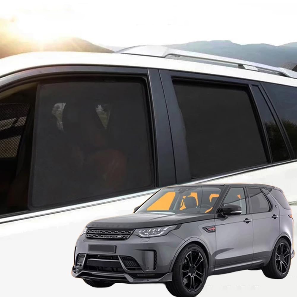 Auto Seitenfenster Sonnenschutz für Land-Rover Discovery 5 L462 2017-2023, Auto Sonnenblende Magnetischer vordere hintere Fenstermit UV-Schutz Sichtschutz,Triangular 2PCS von XIXIYAN