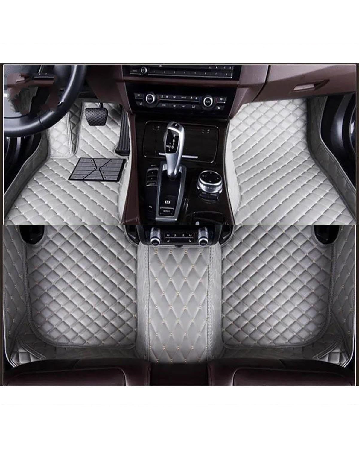 Auto Fußmatten Auto-Fußmatten Für Suzuki Für S-Cross 2014 2015 2016 2017 2018 2019 2020 2021 Autoteppiche Fuß Coche Autoinnenausstattung Autofußmatten(Gray) von XJJJWL