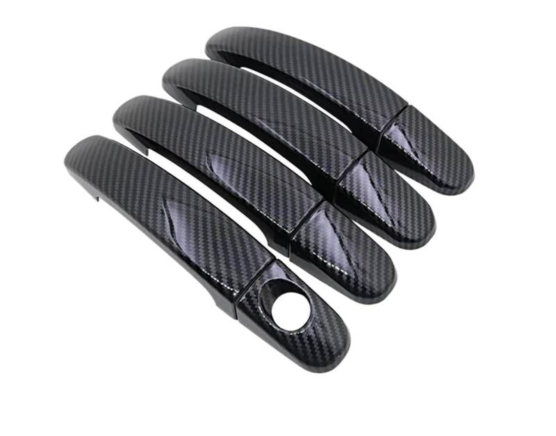 Außentürgriff Für Ford Für C-MAX C MAX MK1 MK2 2004~2019 Glanz Schwarz Carbon Faser Türgriff Abdeckung Catch Cap Trim Außen Set Von Auto Zubehör Türgriff von XJJLYQ