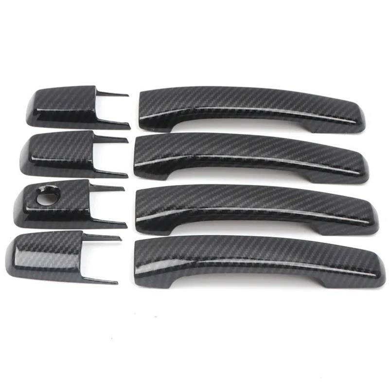 Außentürgriff Für Für Pajero V80 V93 V95 V97 V98 2007-2021 Carbon Stil Außentür Griffe Schalen Rahmen Abdeckung Trim Auto Styling Türgriff(Handles) von XJJLYQ