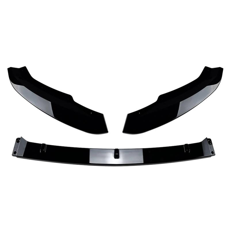 Auto Frontspoiler 3Pcs Auto Vorderen Stoßfänger Lip Spoiler Untere Klinge Splitter Körper Kit Glanz Schwarz Carbon Faser Für Skoda Für Superb Für B8 2016 2017 2018 2019 Auto Front Bumper Lip Body Kit( von XJJLYQ