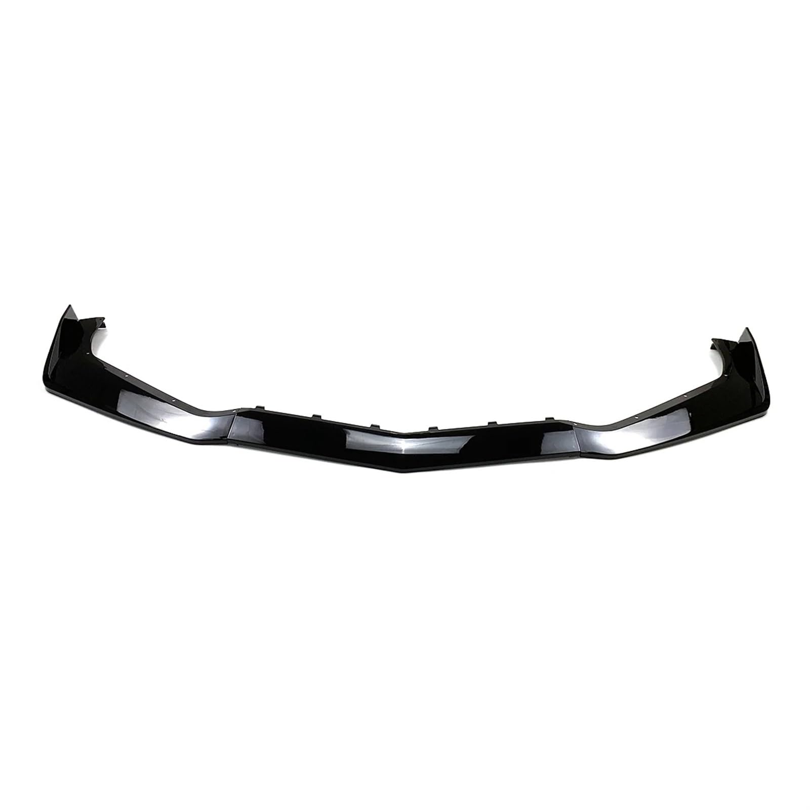 Auto Frontspoiler Auto Front Lip Splitter Spoiler Für Chevy Für Corvette Für C7 2014 2015 2016 2017 2018 2019 Auto Front Bumper Lip Body Kit(Glossy Black) von XJJLYQ