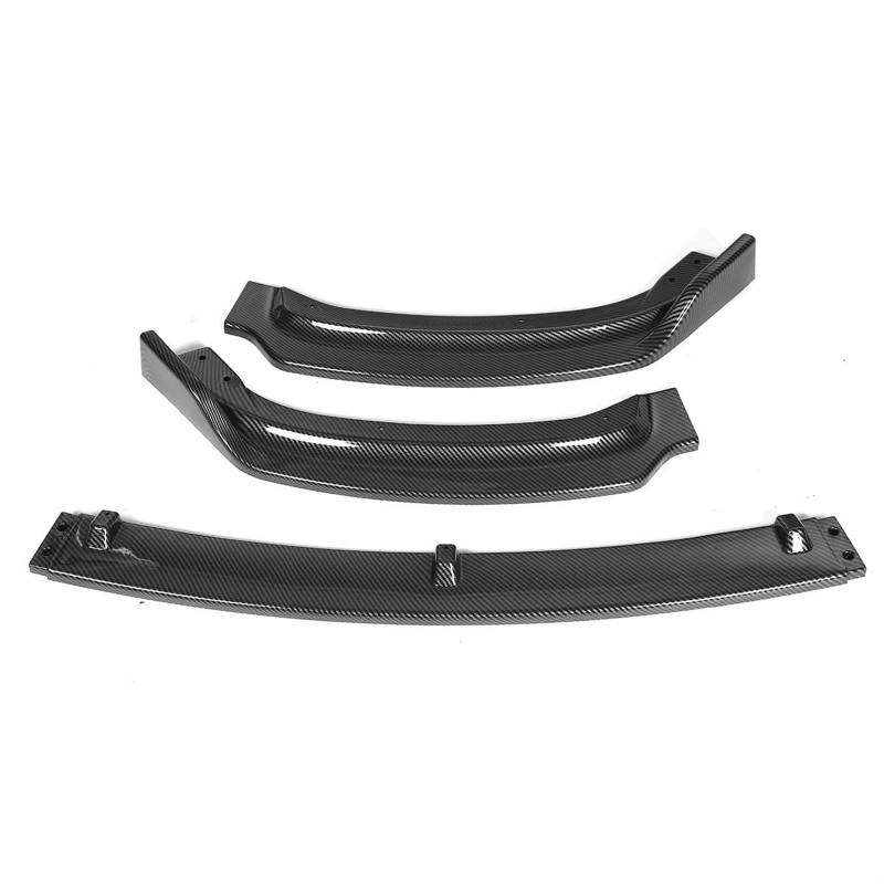 Auto Frontspoiler Auto Front Stoßstange Splitter Lip Spoiler Diffusor Schutz Abdeckung Körper Kit ABS Für 3-Serie Für F30 Für F35 2016 2017 2018 2019 Auto Front Bumper Lip Body Kit(Carbon Fiber Look) von XJJLYQ