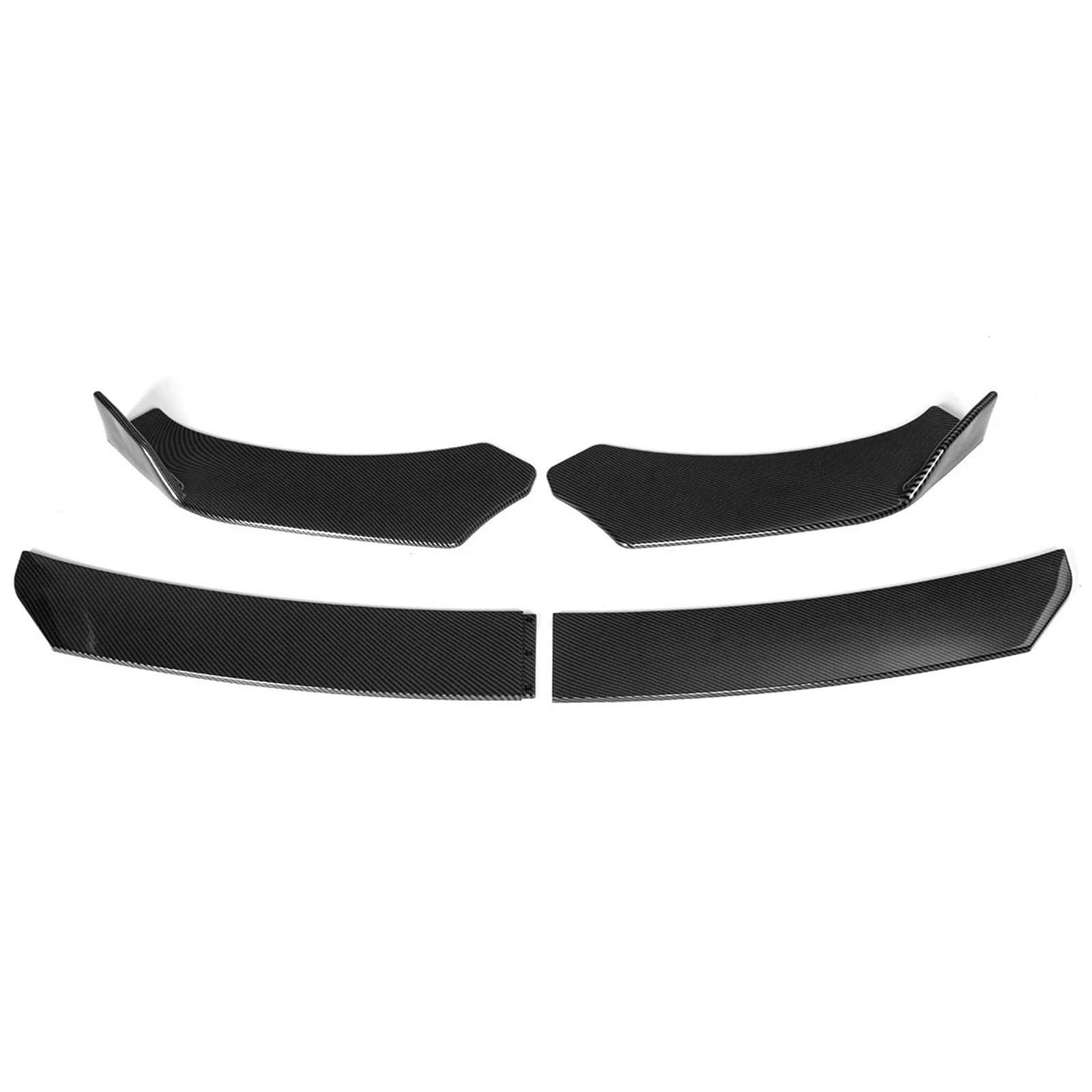 Auto Frontspoiler Auto Frontschürze Lip Chin Spoiler Splitter Für Infiniti Für Q50 Für Q60 Für Q70 Auto Front Bumper Lip Body Kit(Carbon) von XJJLYQ