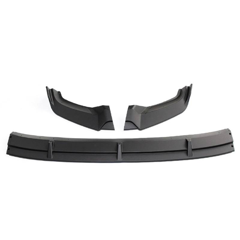 Auto Frontspoiler Auto Frontschürze Spoiler Front Schaufel Lip Splitter Diffusor PP Schützen Körper Kit Außen Dekoration Für VW Für Tiguan 2017 2018 2019 2020 Auto Front Bumper Lip Body Kit(Matte Blac von XJJLYQ