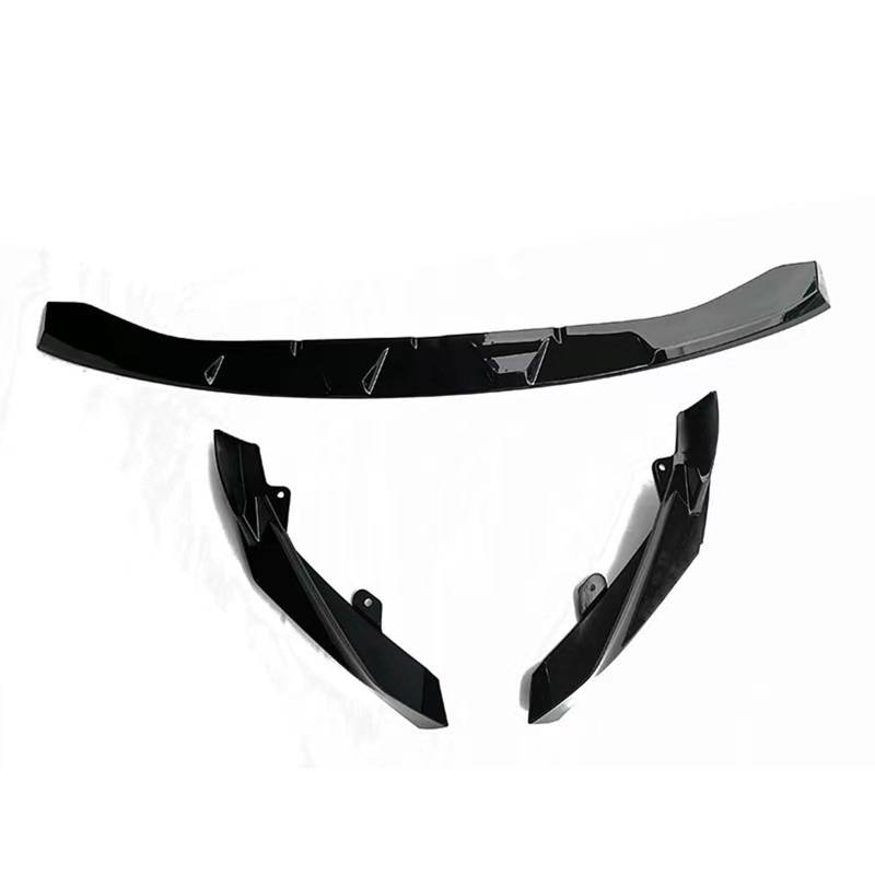 Auto Frontspoiler Auto Frontschürze Spoiler Lip Untere Splitter Klinge Schutz Platte Für G80 Für M3 Für G82 Für M4 2021 2022 2023 2024 Auto Front Bumper Lip Body Kit(Glossy Black) von XJJLYQ