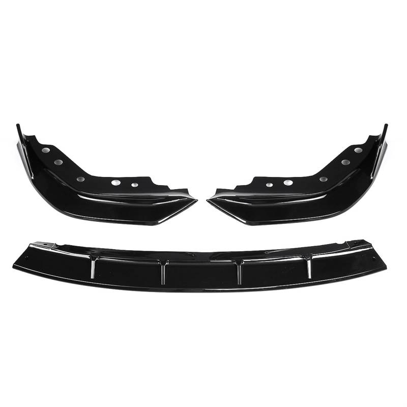 Auto Frontspoiler Auto Vorderen Stoßfänger Lip Body Kit Spoiler Diffusor Schutz Abdeckung Deflektor Lippen Für G20 Für G28 2019-2020 Auto Front Bumper Lip Body Kit(Glossy Black) von XJJLYQ