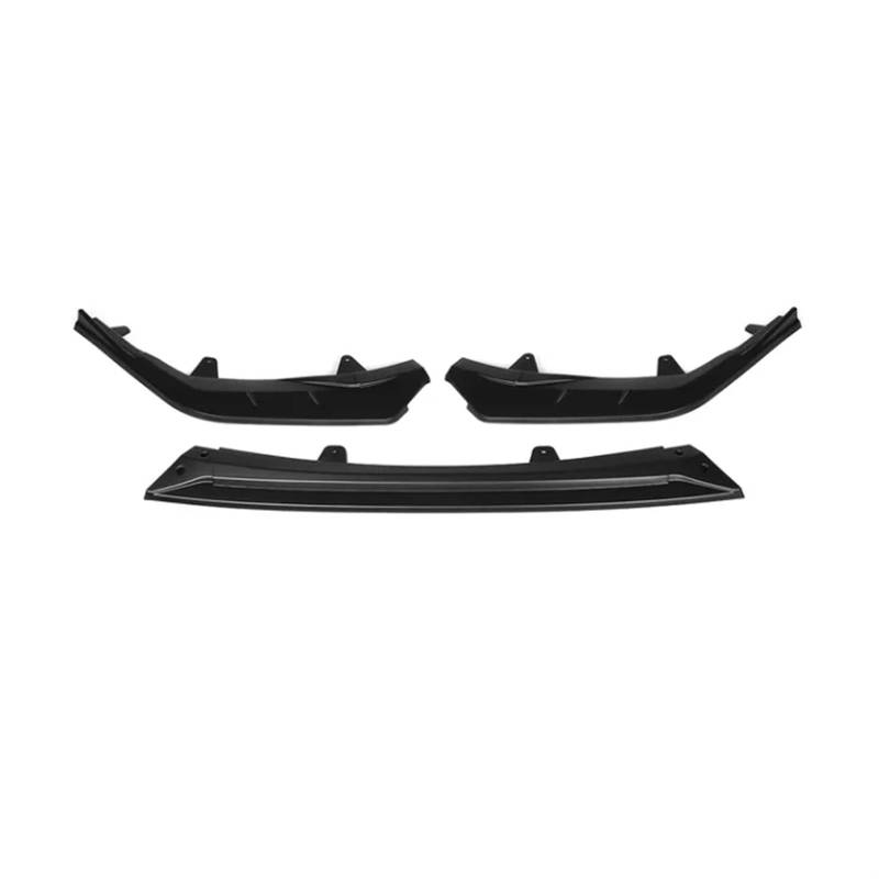 Auto Frontspoiler Auto Vorderen Stoßfänger Lip Diffusor Spoiler Für Toyota Für Corolla Für SE Für XSE Für Sport 2021 2022 2023 Auto Front Bumper Lip Body Kit(Matte Black) von XJJLYQ