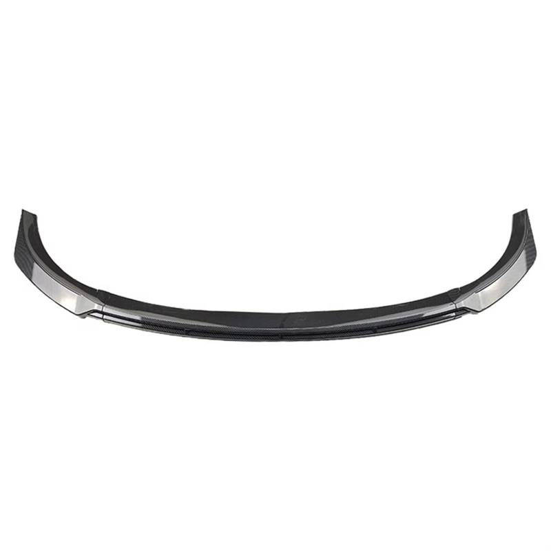 Auto Frontspoiler Auto Vorderen Stoßfänger Lip Spoiler Diffusor Splitter Körper Kit Schürzen Abdeckung Schutz Trim Für Tesla Für Modell Für Y 2020 2021 2022 Auto Front Bumper Lip Body Kit(Carbon look) von XJJLYQ