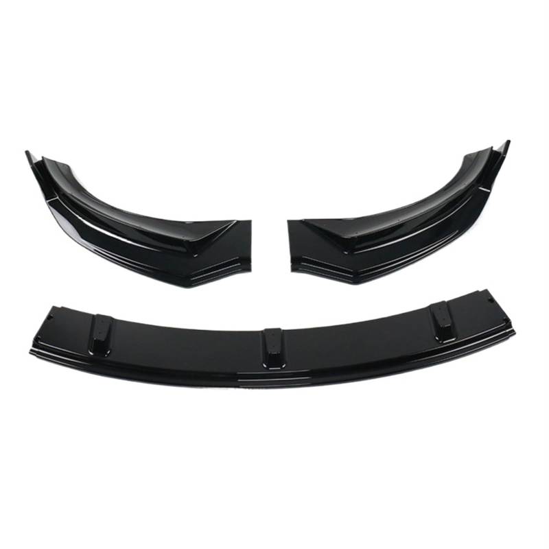 Auto Frontspoiler Auto Vorderen Stoßfänger Lippe Kinn Diffusor Körper Kit Spoiler Deflektor Tuning Zubehör Für Tesla Für Modell 3 2017 2018 2019 2020 2021 2022 Auto Front Bumper Lip Body Kit(Gloss Bla von XJJLYQ