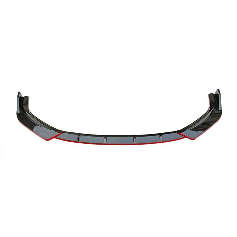 Auto Frontspoiler Auto Vorderen Stoßfänger Unteren Kinn Lip Spoiler Schutz Schutz Auto Zubehör Für Lexus Für IS250 Für IS350 Für IS300 Für Sport 2014 2015 2016 Auto Front Bumper Lip Body Kit(Black Red von XJJLYQ