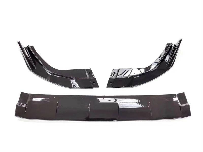 Auto Frontspoiler Frontschürze Spoiler Lippe Auto Untere Splitter Klinge Platte Bord Trim Protector Kit ABS Für Toyota Für RAV4 2019 2020 2021 2022 2023 Auto Front Bumper Lip Body Kit(Glossy Black) von XJJLYQ