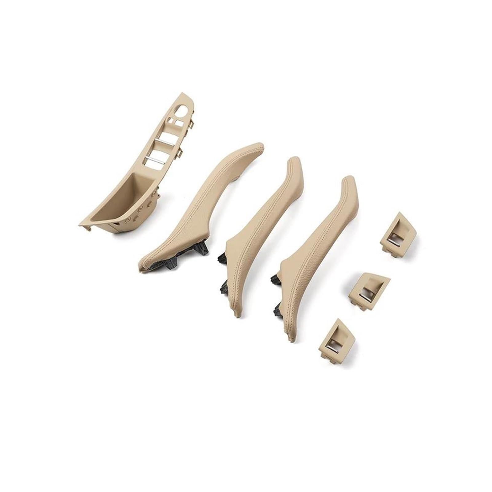 Auto Innentürgriff Für 5 Serie Für F10 520i 528i 530i 535d 535i 550i 2011-2016 Auto Türgriff Abdeckung Innen Tür Pull Türgriffabdeckung(Assembly Beige White) von XJJLYQ