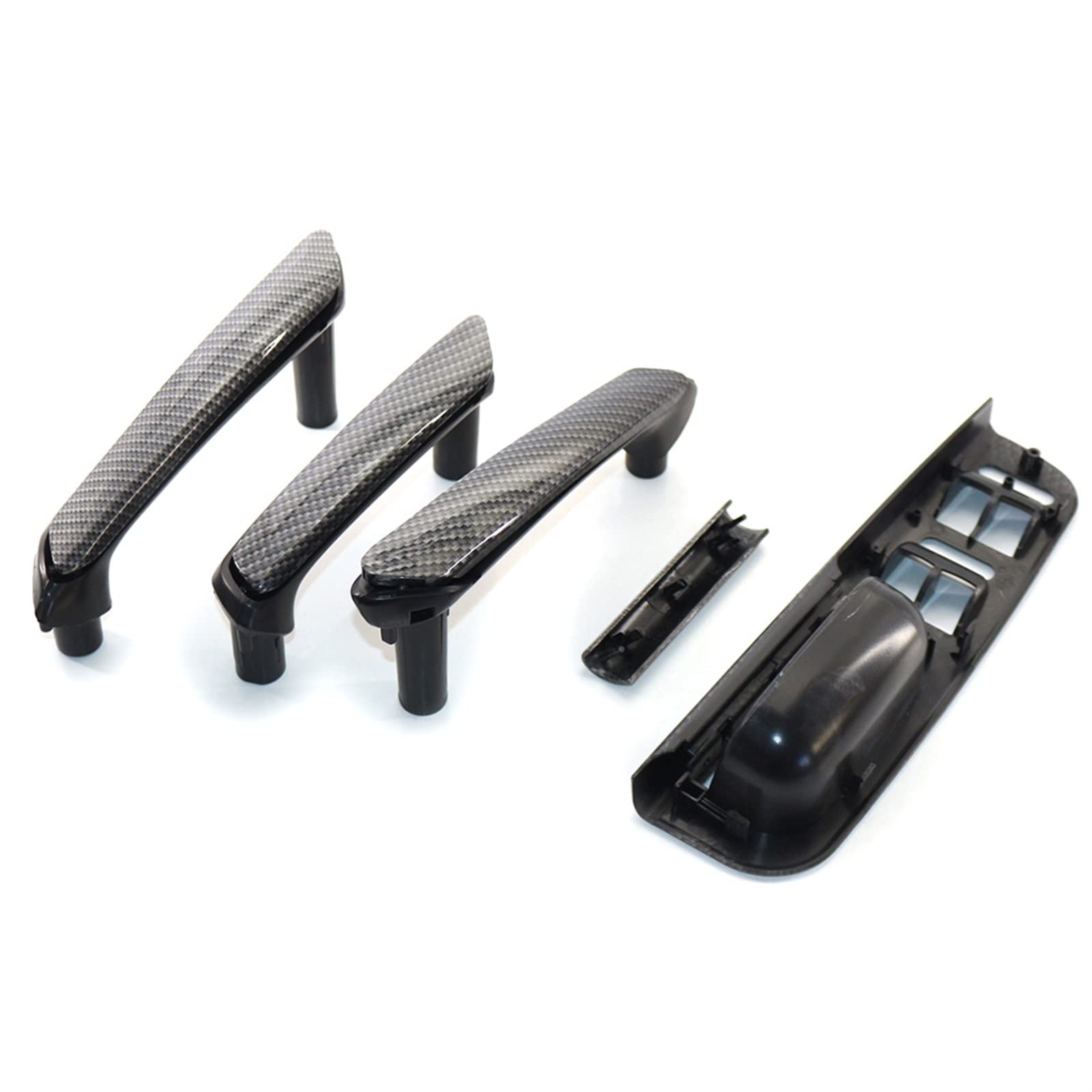 Auto Innentürgriff Für VW Für Passat B5 1998-2002 2003 2004 2005 Fahrer Tür Fenster Schalter Lünette + Innen Tür Pull Griffe Set 4-Tür Türgriffabdeckung von XJJLYQ