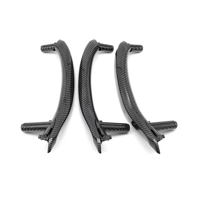 Auto Innentürgriff Für X5 Für X6 Für F15 Für F16 2014-2018 Auto Innen Tür Links Rechts Carbon Faser Griff Mit Äußere Abdeckung Türgriffabdeckung(LHD Handle kit Set) von XJJLYQ