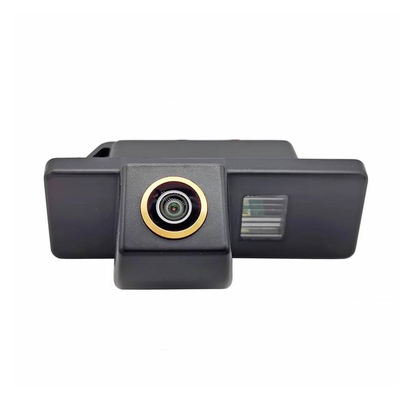 Auto Rückfahrkamera Auto Umkehr Rückansicht Kamera Fisheye 180 ° Für Nissan Für X-Trail Für T31 2007 2008 2009 2010 2011 2012 2013 Einparkkamera(Gold AHD720P) von XJJLYQ