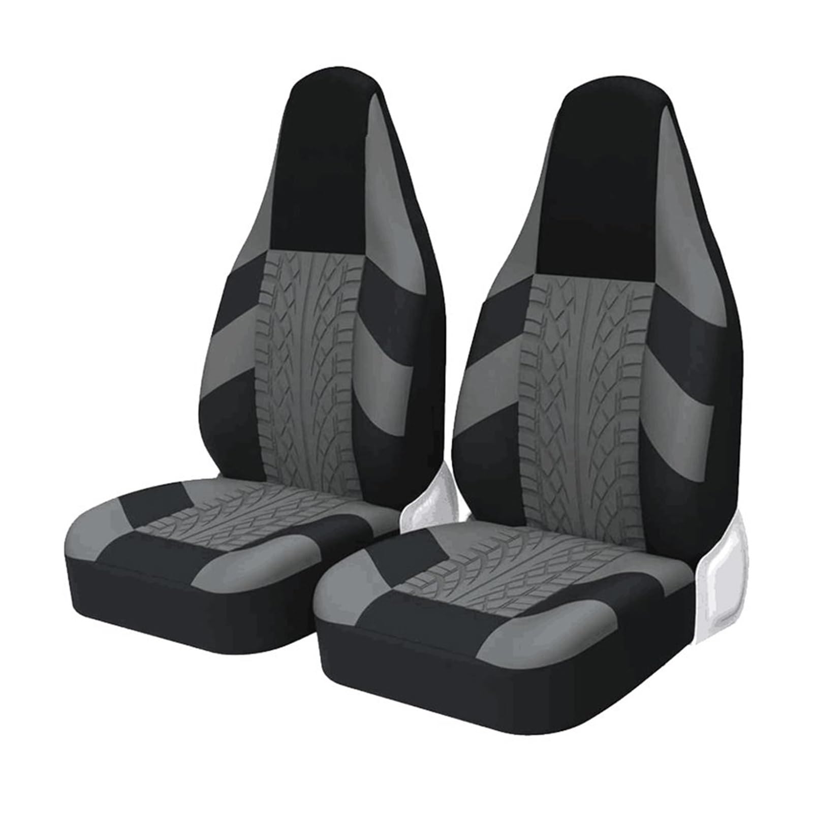 Autositzbezug 2PC Autositzbezüge Eimer Stil Schutzhülle Für Toyota Für C-HR Für CHR Vordere Autositzbezüge(Gray 2 PCS) von XJJLYQ