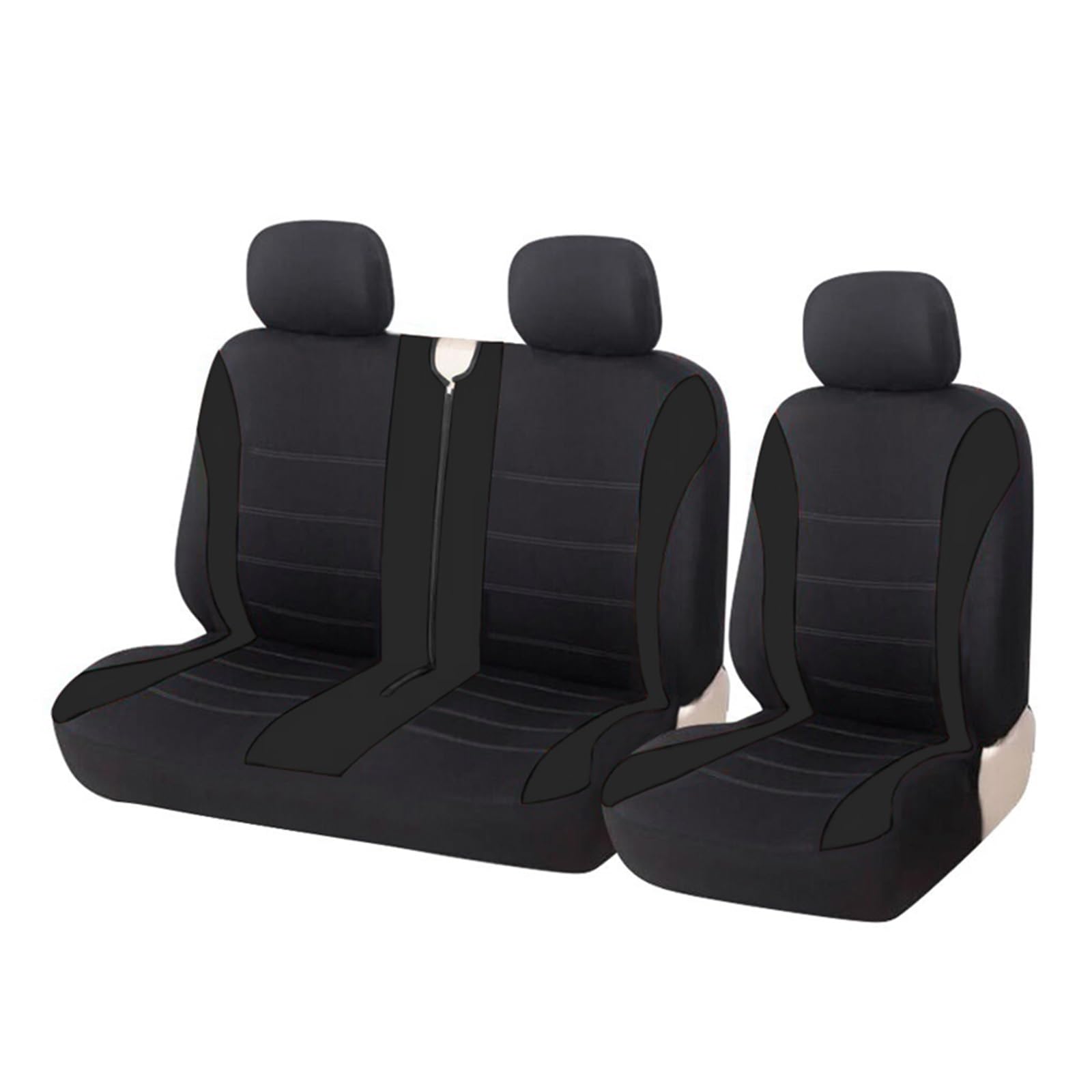 Autositzbezug Universal Auto Sitz Abdeckung Schützende Auto Sitzbezüge Für Für Transporter 4 Für T5 Vordere Autositzbezüge(Cherry) von XJJLYQ