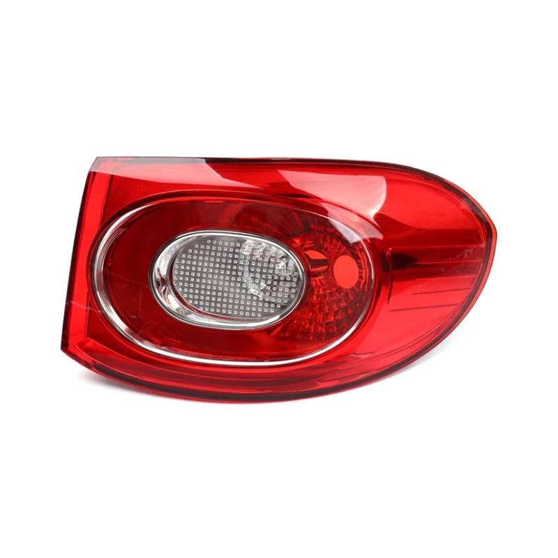 Heckleuchte Auto Rücklicht Für VW Für Tiguan 2010 2011 2012 Bremse Hinten Licht Stop Signal Licht Rücklicht Gehäuse Ohne Birne Auto Teile Auto Rückleuchten(Right Outer) von XJJLYQ