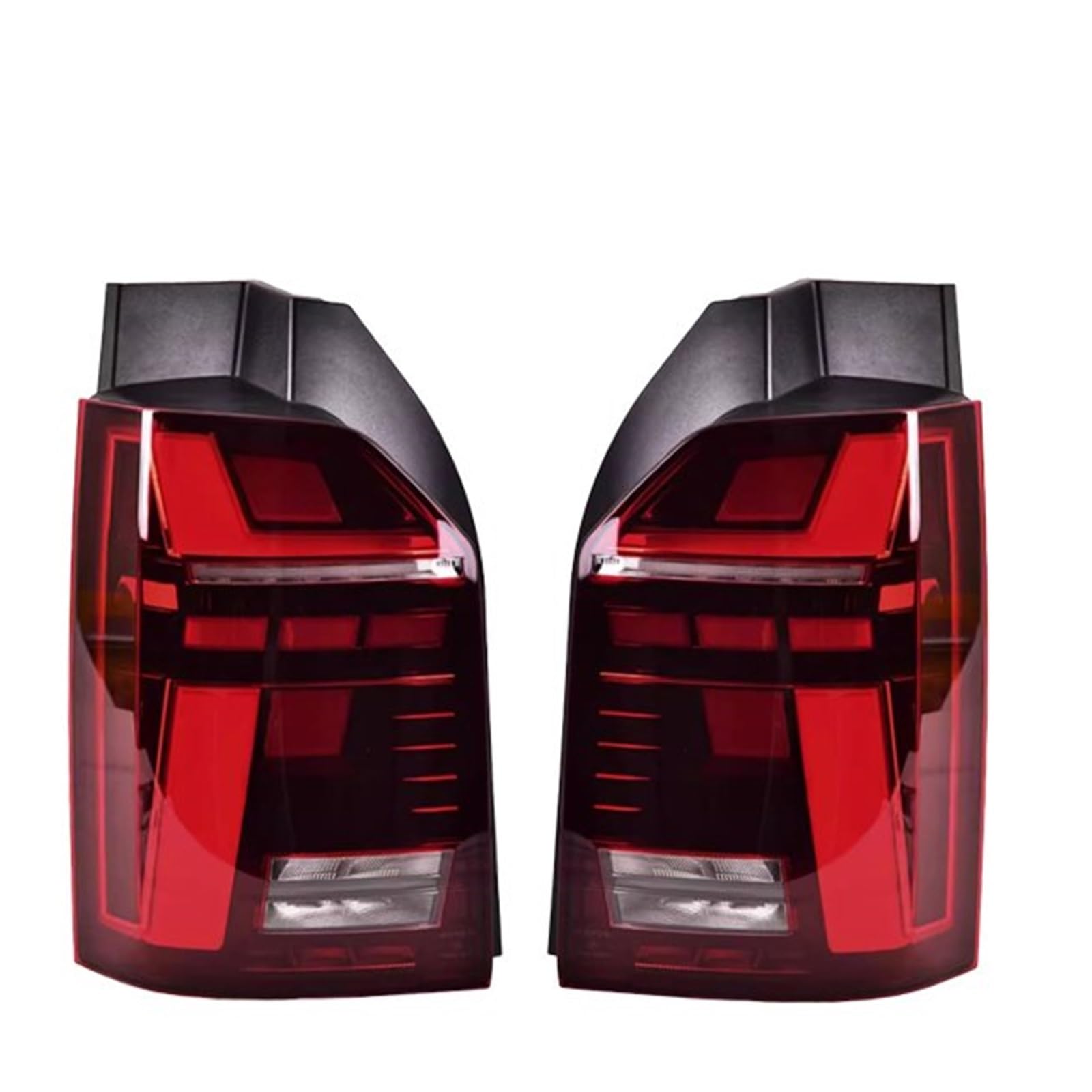 Heckleuchte LED-Rückleuchten Für VW Für Multivan Für T6 2016–2019, Dynamischer Rückwärts-Blinker, Rückleuchten-Montage Auto Rückleuchten(Red Left and Right) von XJJLYQ