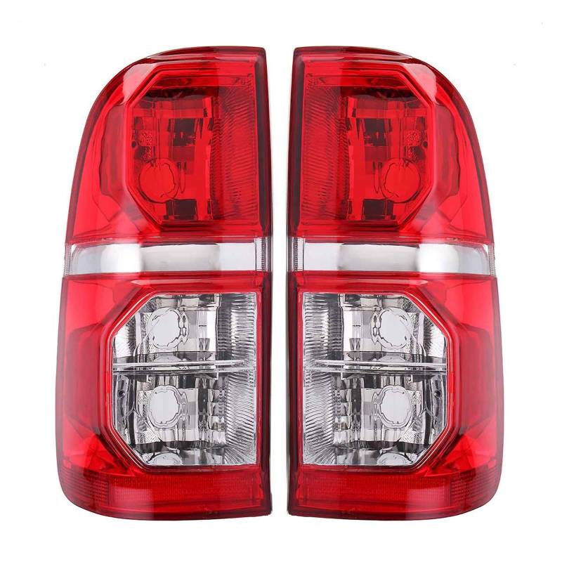 Heckleuchte Paar Auto Hinten Rücklicht Hinten Bremslicht Stopp Rückfahr Lampe Für Toyota Für Hilux 2005 2006 2007 2008 2009-2015 Auto Rückleuchten(Pair) von XJJLYQ