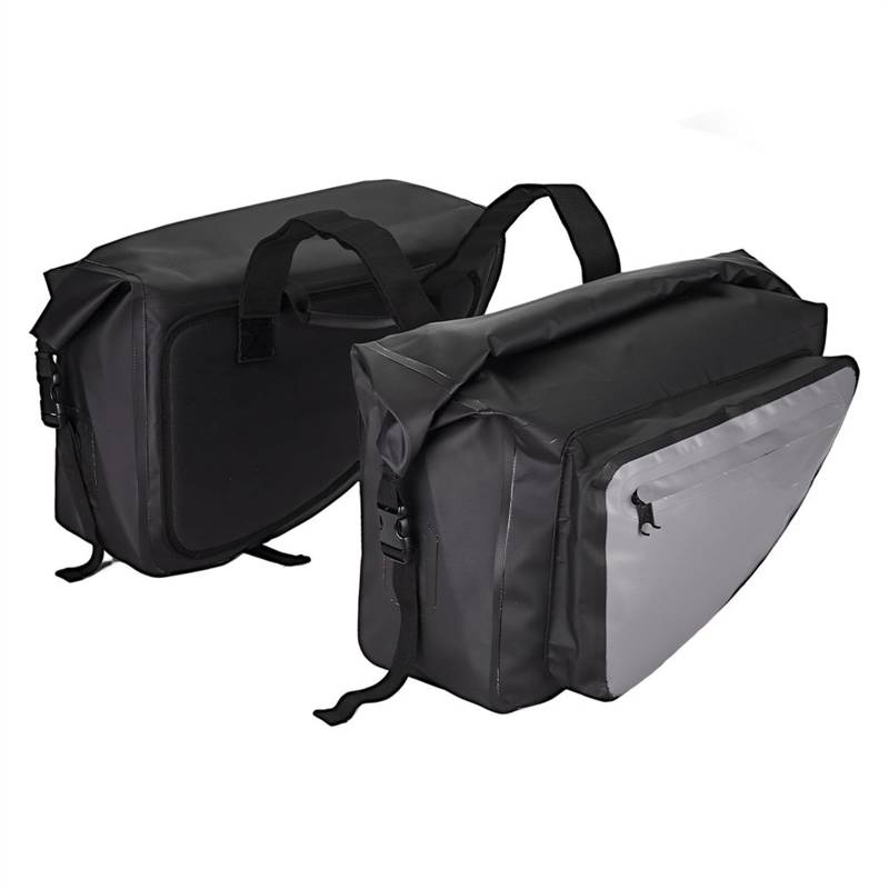 Motorradtasch Für R1250RS Für R1200ST Für F750GS Motorrad Satteltaschen wasserdichte Schwanz Reise Gepäck Koffer Rücksitz Tasche Sattel Tasche Motorrad Satteltasche(2 Piece 15L Side Bag) von XJJLYQ