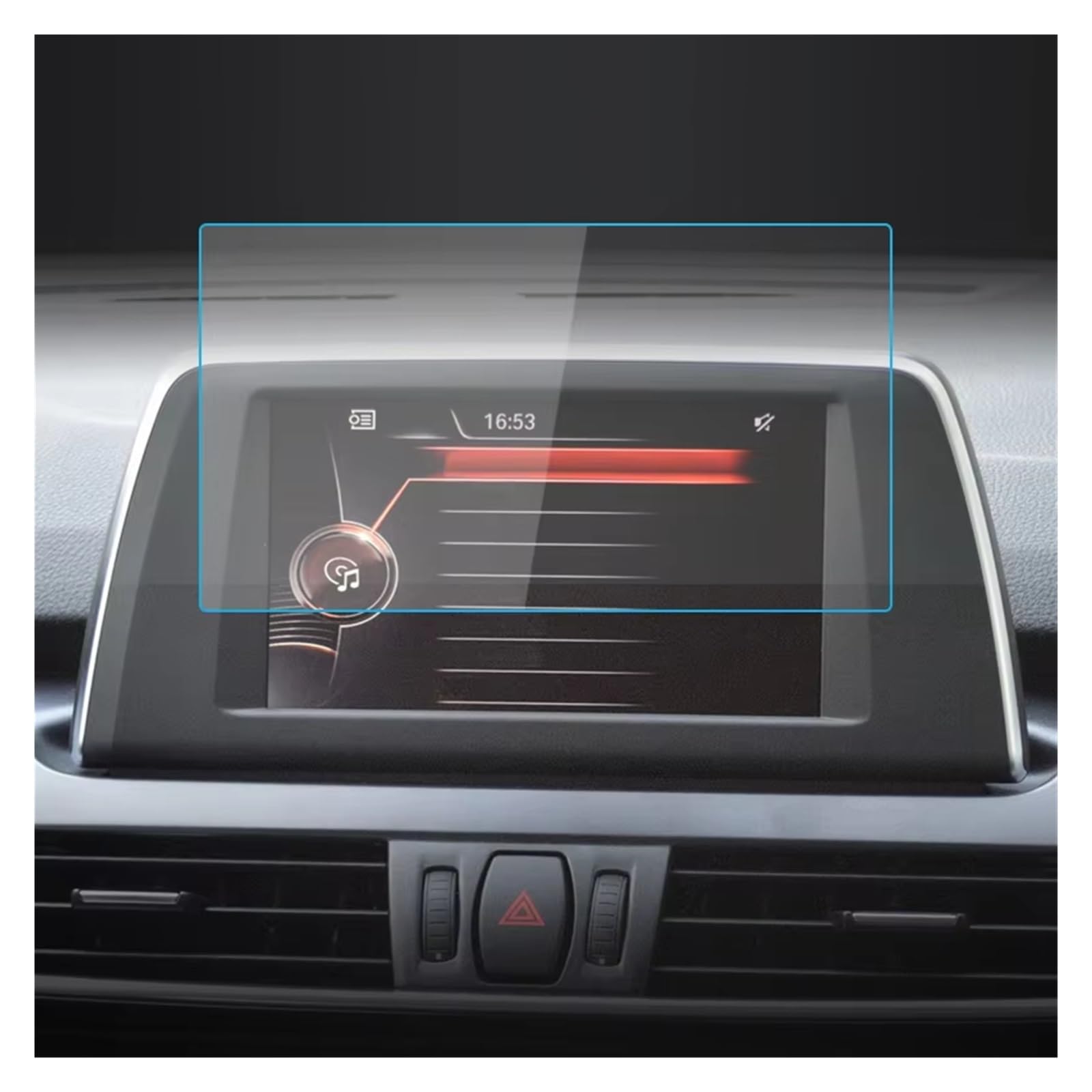 Navigation Schutzfolie 6.5 Zoll Für 2 Serie 2014 2015 2016 2017 2018 2019 Auto GPS Display Gehärtetes Glas Bildschirm Schutz Film Digital Cockpit Schutzfolie(Anti-Blue-ray) von XJJLYQ