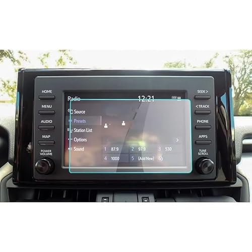 Navigation Schutzfolie Auto Navigation Gehärtetem Glas LCD Screen Schutz Film Für Toyota Für RAV4 Für. 2019 2020 Zentrale Steuerung Display Bildschirm Digital Cockpit Schutzfolie(7inch Low) von XJJLYQ