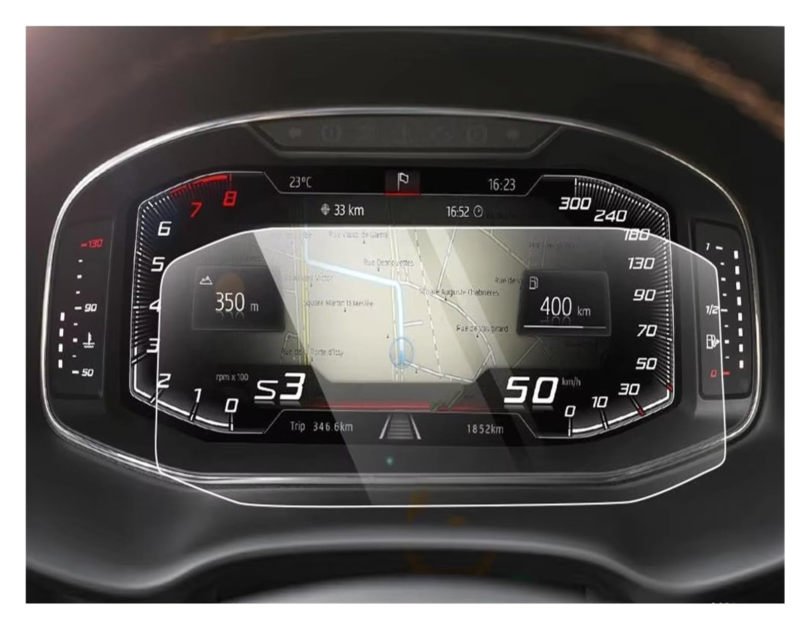 Navigation Schutzfolie Für Cupra Für Ateca Für Tarraco Für Arona Für Ibiza 2019 2020 10.25 Zoll Auto LCD Display Gehärtetem Glas Bildschirm Schutz Film Digital Cockpit Schutzfolie von XJJLYQ