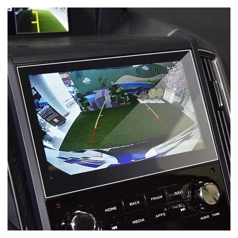 Navigation Schutzfolie Gehärtetes Glas-Navigationsbildschirm-Schutzfilm Für Subaru Für Forester 2019 DVD GPS Multimedia LCD-Schutz Digital Cockpit Schutzfolie von XJJLYQ