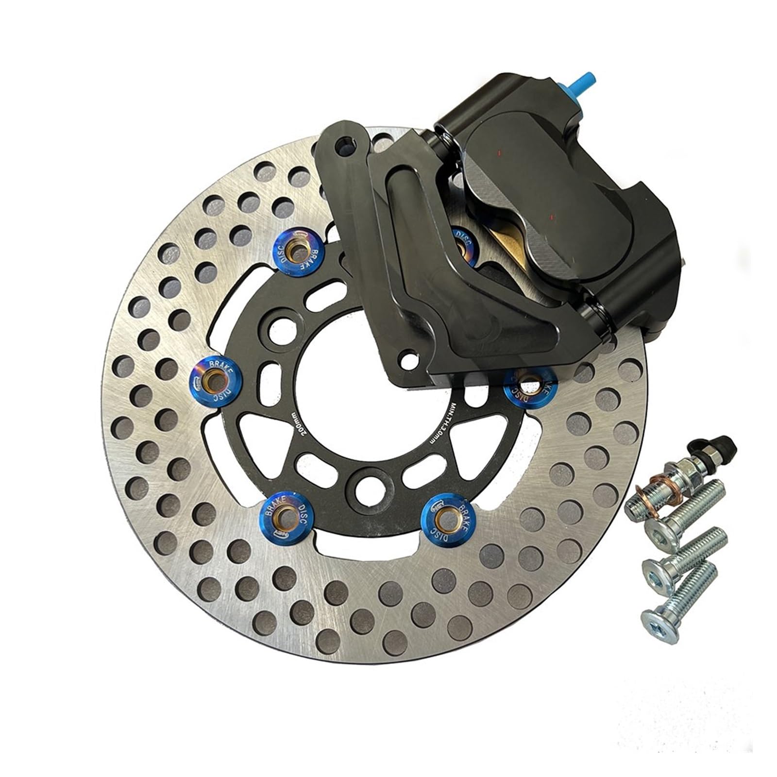 Scheibenbremsbelag Für DIO Für AF27 28 18 Für ZX Für AF34 35 36 Schwimmende Kühlung Bremsbeläge 200mm Motorrad Bremssättel Discs Set Bremsbeläge(Black) von XJJLYQ