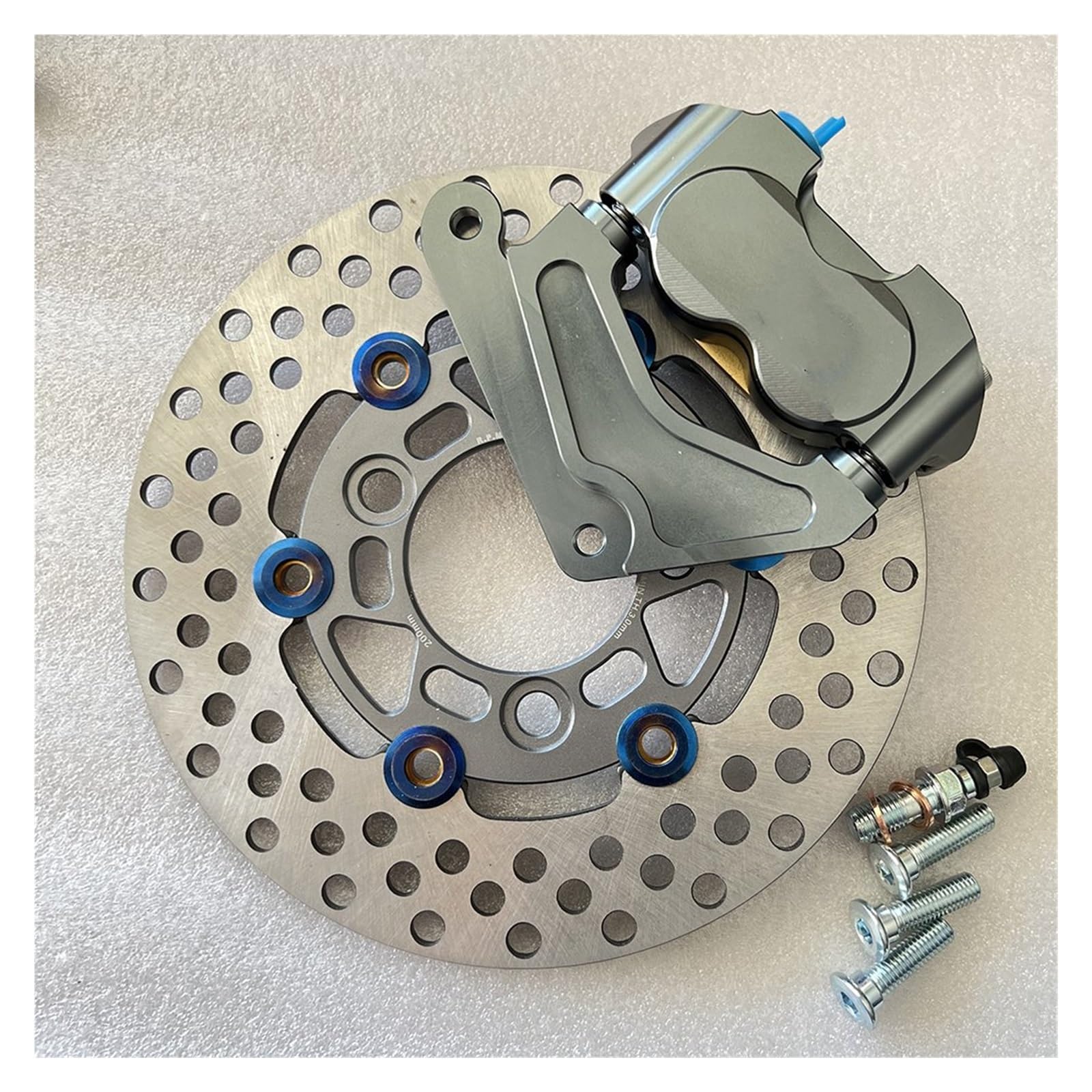 Scheibenbremsbelag Für DIO Für AF27 28 18 Für ZX Für AF34 35 36 Schwimmende Kühlung Bremsbeläge 200mm Motorrad Bremssättel Discs Set Bremsbeläge(Grey) von XJJLYQ