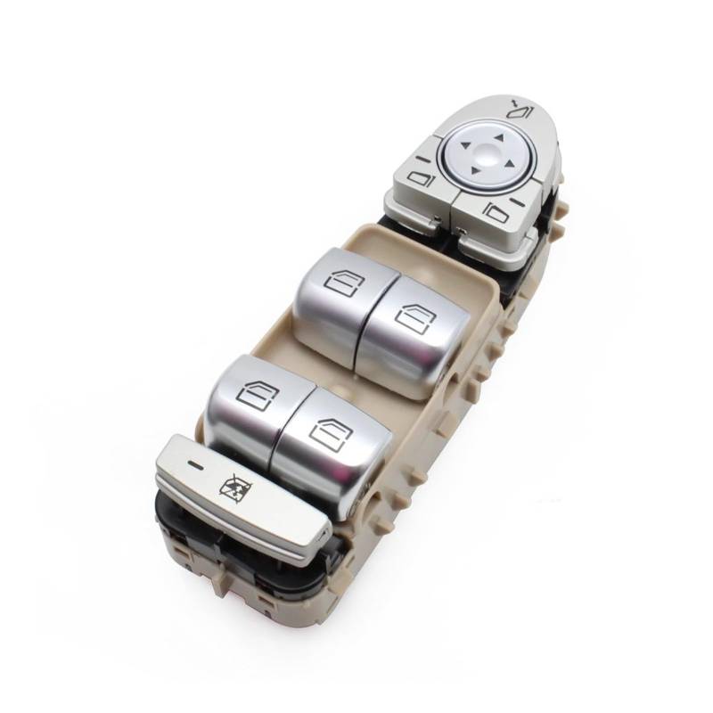 Window Control Switch Für Benz CE Für GLC Für CLS Klasse Für W205 Für W253 Für W213 Für W257 Für C200 Für GLC260 205905681 Auto Elektrische Fensterheber Schalter Power Fensterschalter(Beige Driver Sid von XJJLYQ