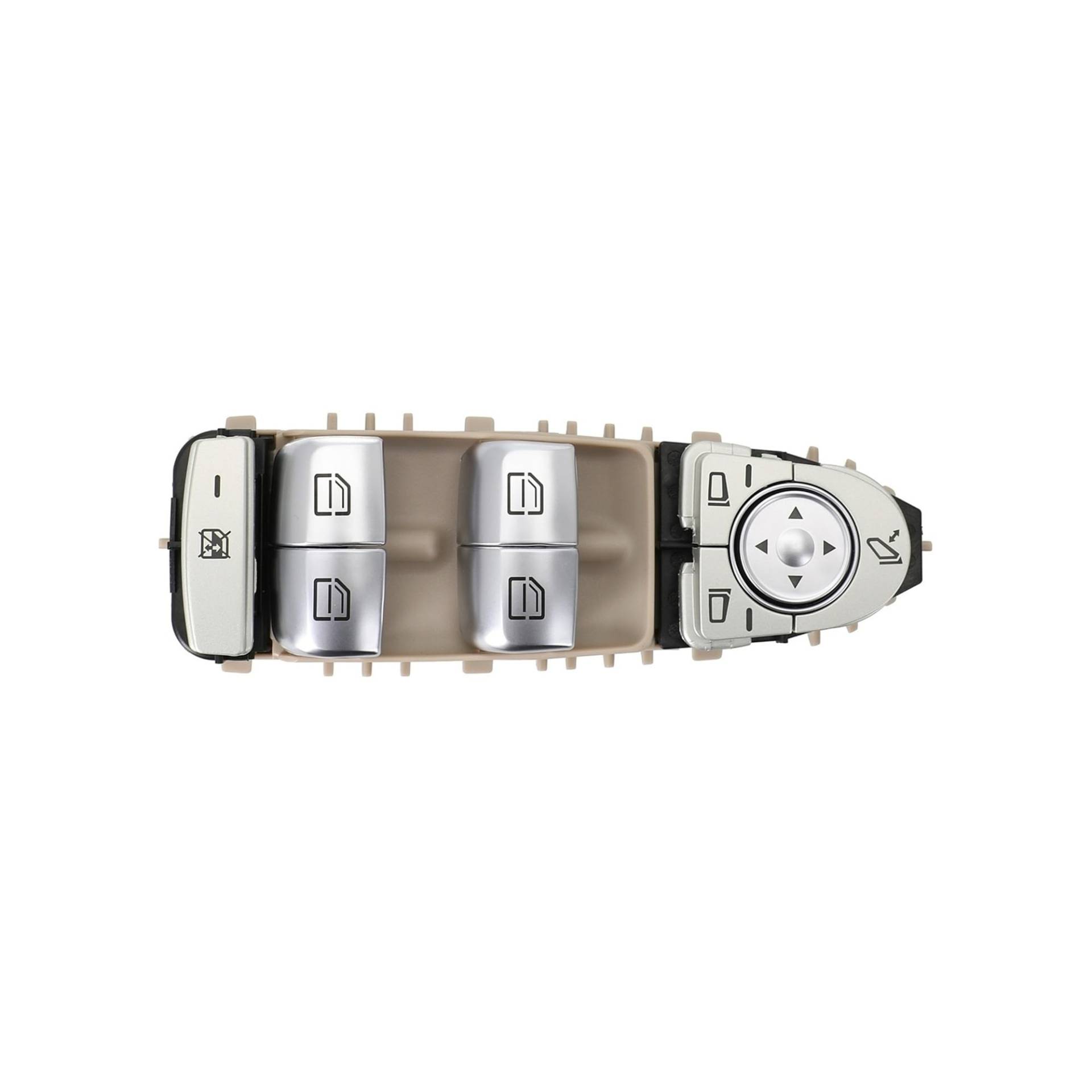 Window Control Switch Für Benz Für W205 Für W213 Für W222 E Klasse C Klasse 4 Tür Limousine Power Fenster Schalter 2059056811 A2059056811 Power Fensterschalter(Beige) von XJJLYQ