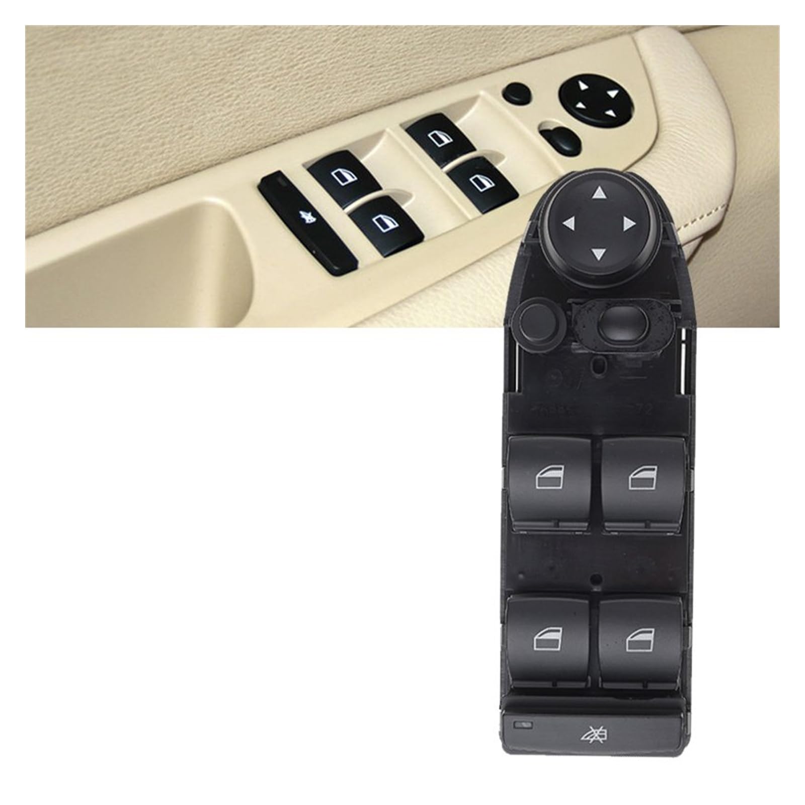 Window Control Switch Für E70 Für E71 Für X5 Für X6 2006 2007 2008 2009 2010-2014 61319122121 61316945876 Auto Fenster Control Schalter Elektrische Power Fensterschalter(Front Left) von XJJLYQ