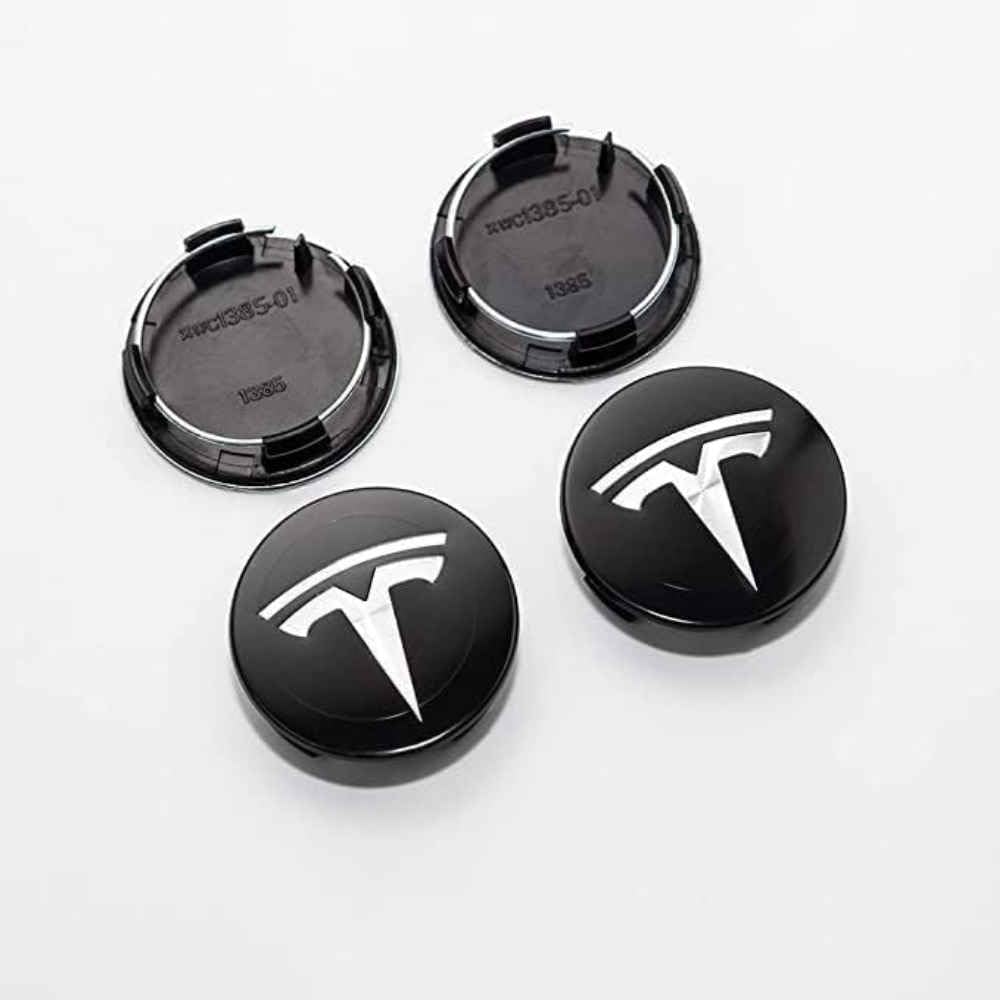 4 Stück 60mm Auto Radnabenkappen für Tesla Model 3 Model Y Model S Model X 60MM, Legierung Wasserdicht Staubdicht Radnabenabdeckung Auto Tuning Zubehör,normal-C von XJQHK