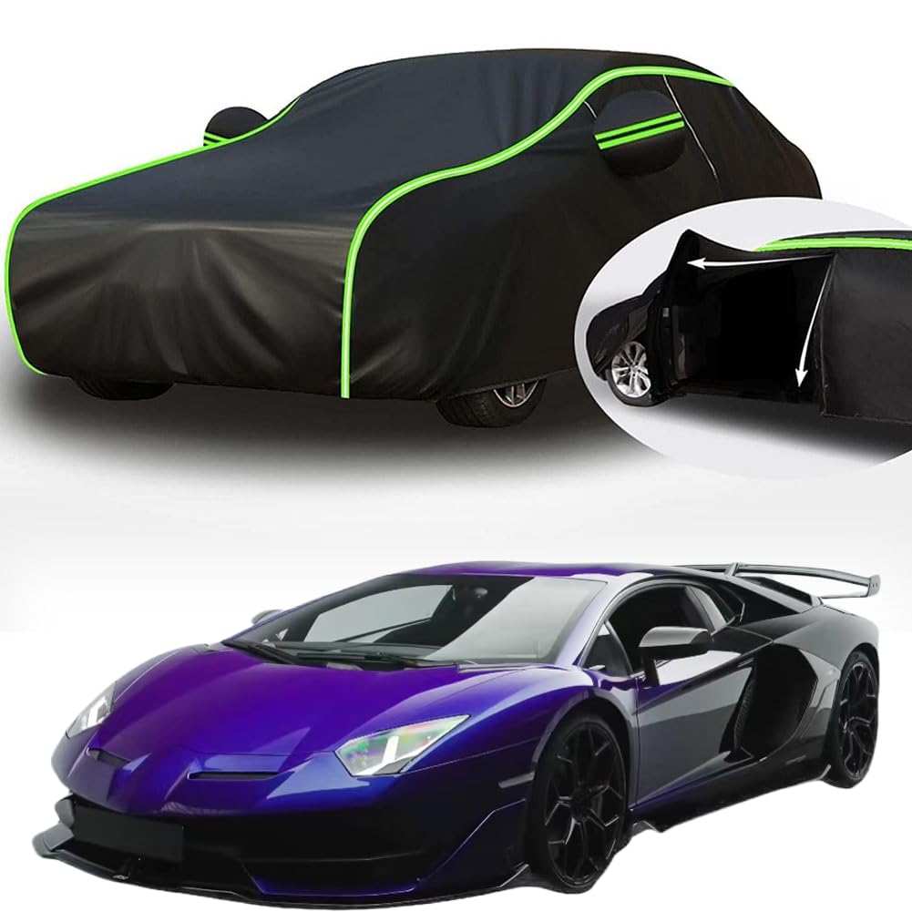 Vollgarage Autoabdeckung für Lamborghini Aventador SVJ, Schnee/Kratzfest/Uv-Schutz Alles Wetter Oxford Schutzhülle,C von XJQHK