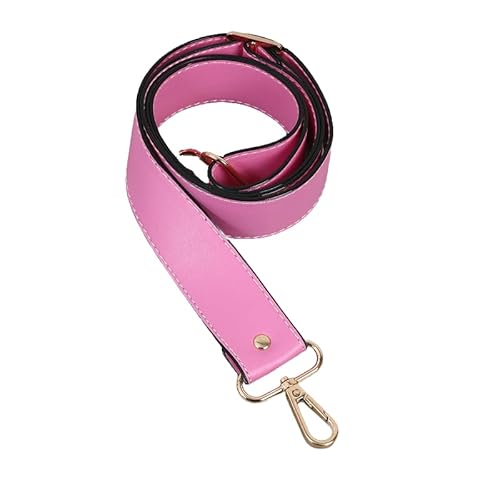 XJSDI 140 cm rosa Handtaschenketten-Ersatzgurt, verstellbar, strapazierfähiges Leder, Kuriergurt für Crossbody, Schultertasche von XJSDI