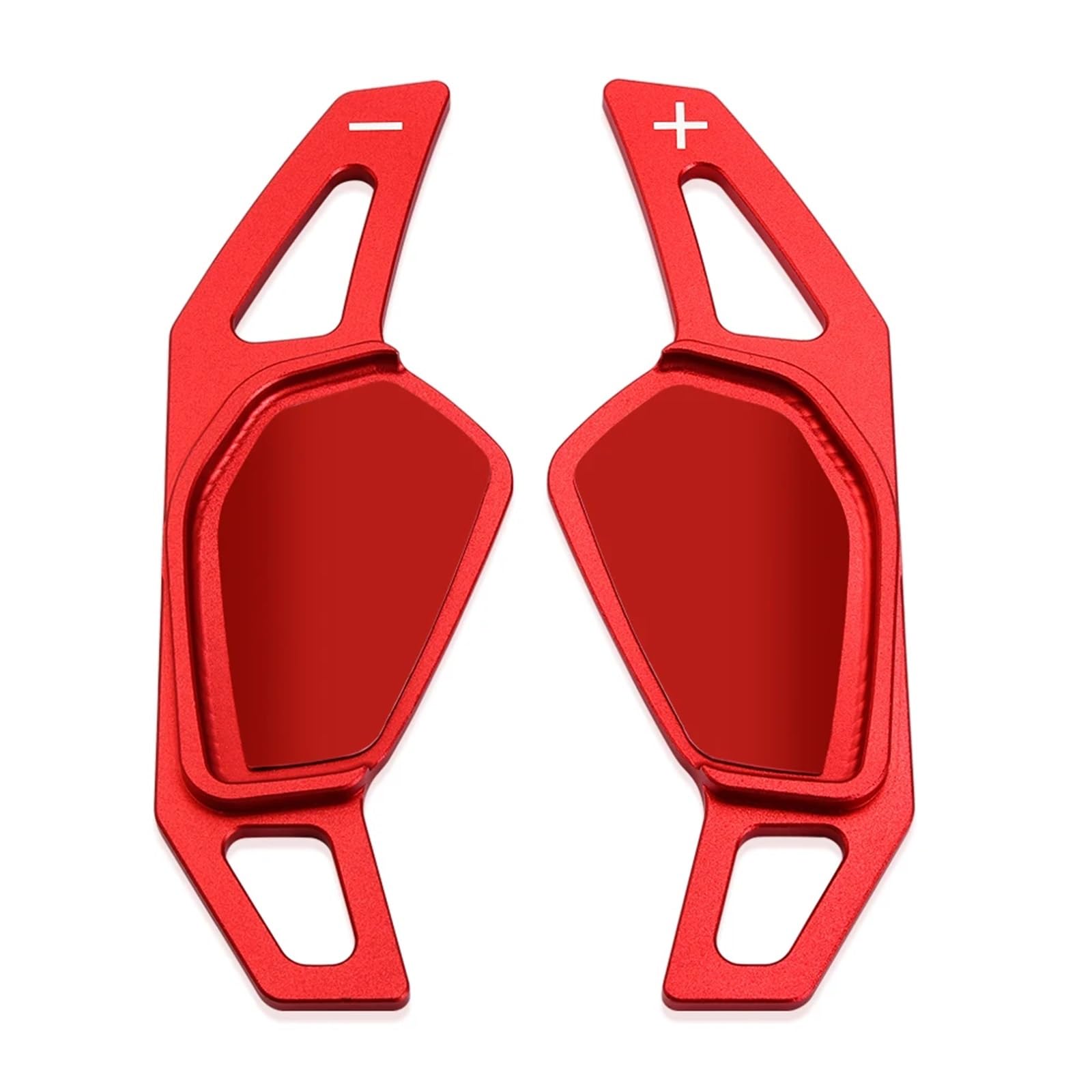 XJSJZJZ Für Skoda 2020, Octavia A8, MK4, ENYAQ IV RS VRS VRS 2021, Karoq für Kodiaq, Auto-Lenkrad-Schaltwippe, verlängerte Schalthebel-Aufkleber für DSG-Getriebe (rot) von XJSJZJZ