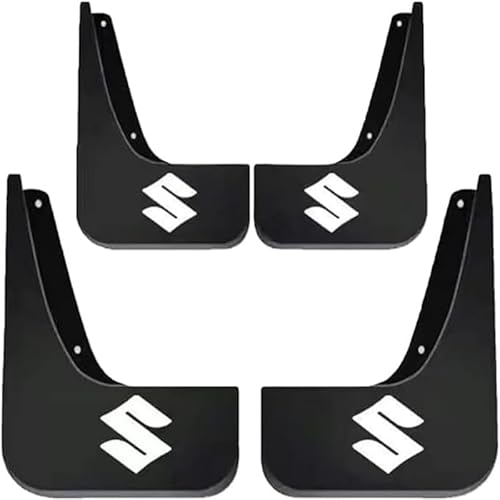 Auto Schmutzfänger Spritzschutz Set für Suzuki Grand Vitara 4door 2005-2015, Auto Vorne Hinten Spritzschutzklappe Schlamm Klappen Kotflügel Zubehör Schmutzlappen aus Gummi von XJYBF