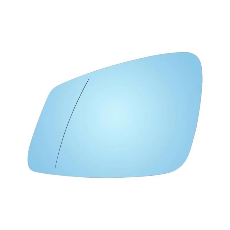 Auto Ersatzspiegelglas Für 1 2 3 4 5 6 7 Serie Set Fahrer Beifahrertür Seitenspiegelglas Beheizt Blau F10 F20 F11 F01 F02 F30 F31 F46 F48(Left) von XKCMGSI