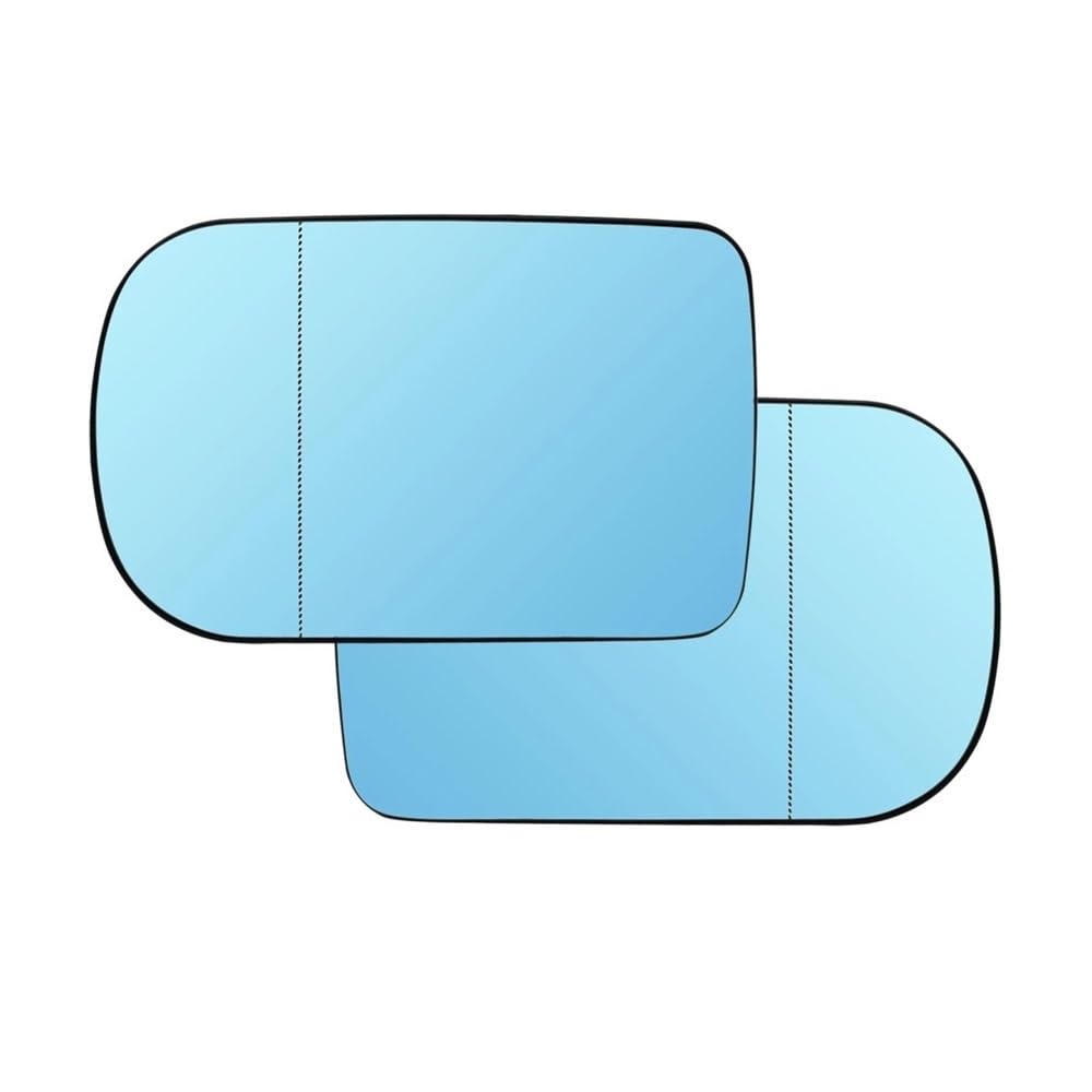 Auto Ersatzspiegelglas Linke Rechte Tür-Seitenspiegelglas Beheizt Für 7er E38 5 E39 1995–2003 Blaue Rückansicht Konvexes Äußeres(Left Right) von XKCMGSI