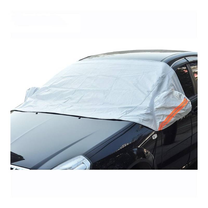 Vorderseite Frontscheibe Sonnenschutz Universal Auto Halbe Abdeckungen Sonnenschutz Styling Folie Wasserdicht Verdicken Auto Schnee Schild Anti-Uv Schnee Schutz Abdeckungen Für Autos Auto Sonnenschutz von XKCMGSI