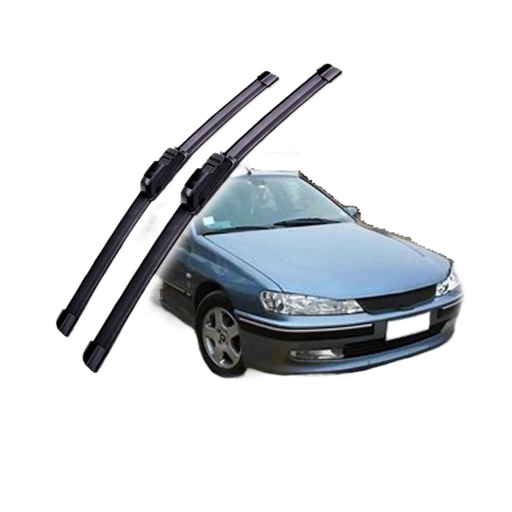 Wischwasserpumpen Auto Front Wischer Klingen Pinsel Cutter Für Peugeot 406 2000 2001 2002 2003 2004 Zubehör UJ Haken Ersatzwischblätter von XKCMGSI