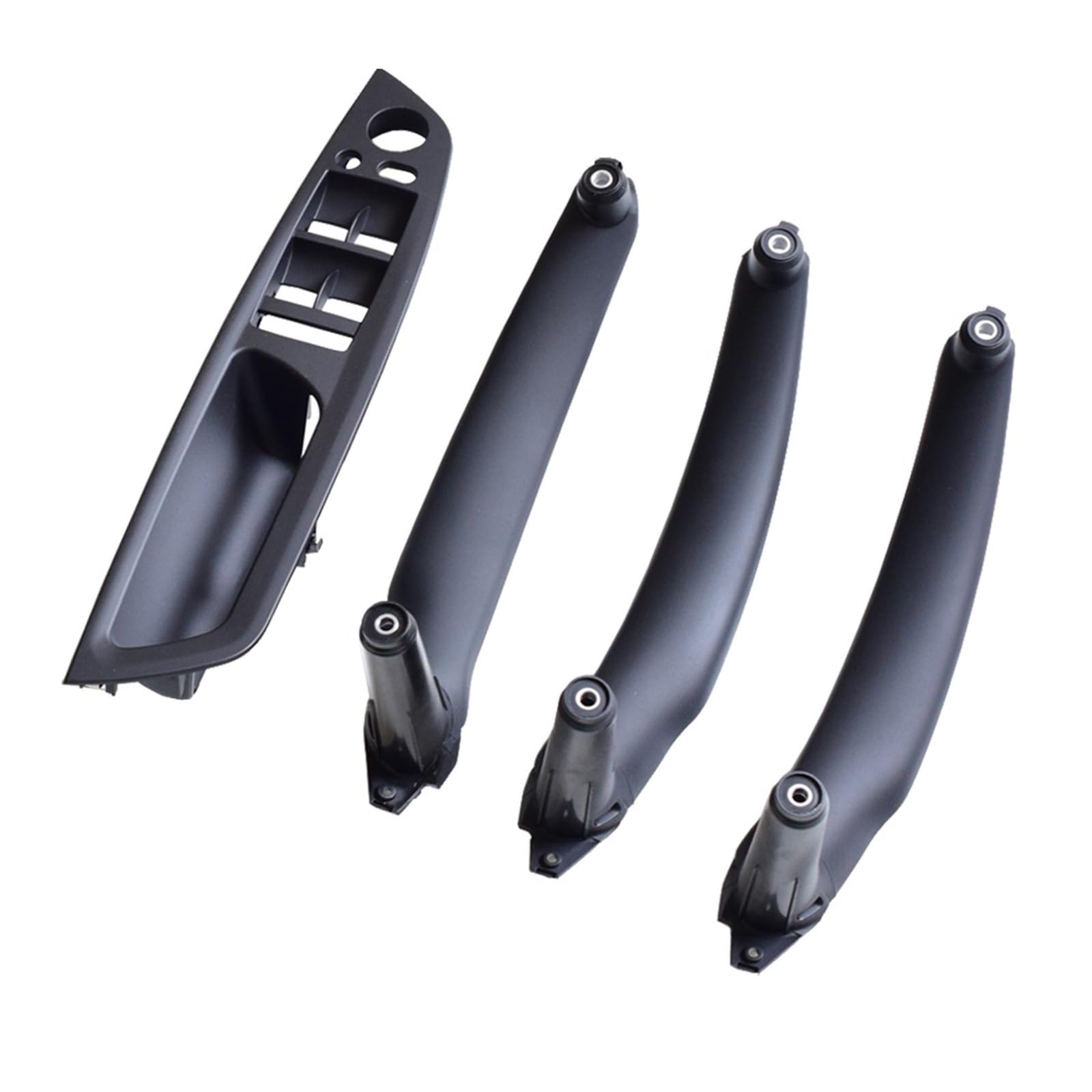 Auto Innen Türgriff Für E70 X5 E71 E72 X6 Für SAV Auto Styling Rechts Links Innere Tür Panel Griff Pull Trim Halter Auto Innen Auto Türgriff Innen(Black-4piece) von XKOEHXJ