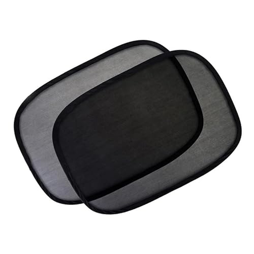 Auto Seitenscheibe Sonnenblende 2 Stück 54 x 36 cm Auto-Sonnenschutz, selbstklebend, Fenster-Sonnenschutz, ideal für die Fahrt tagsüber. Haftender Auto-Sonnenschutz(Permeable 2PCs) von XKOEHXJ