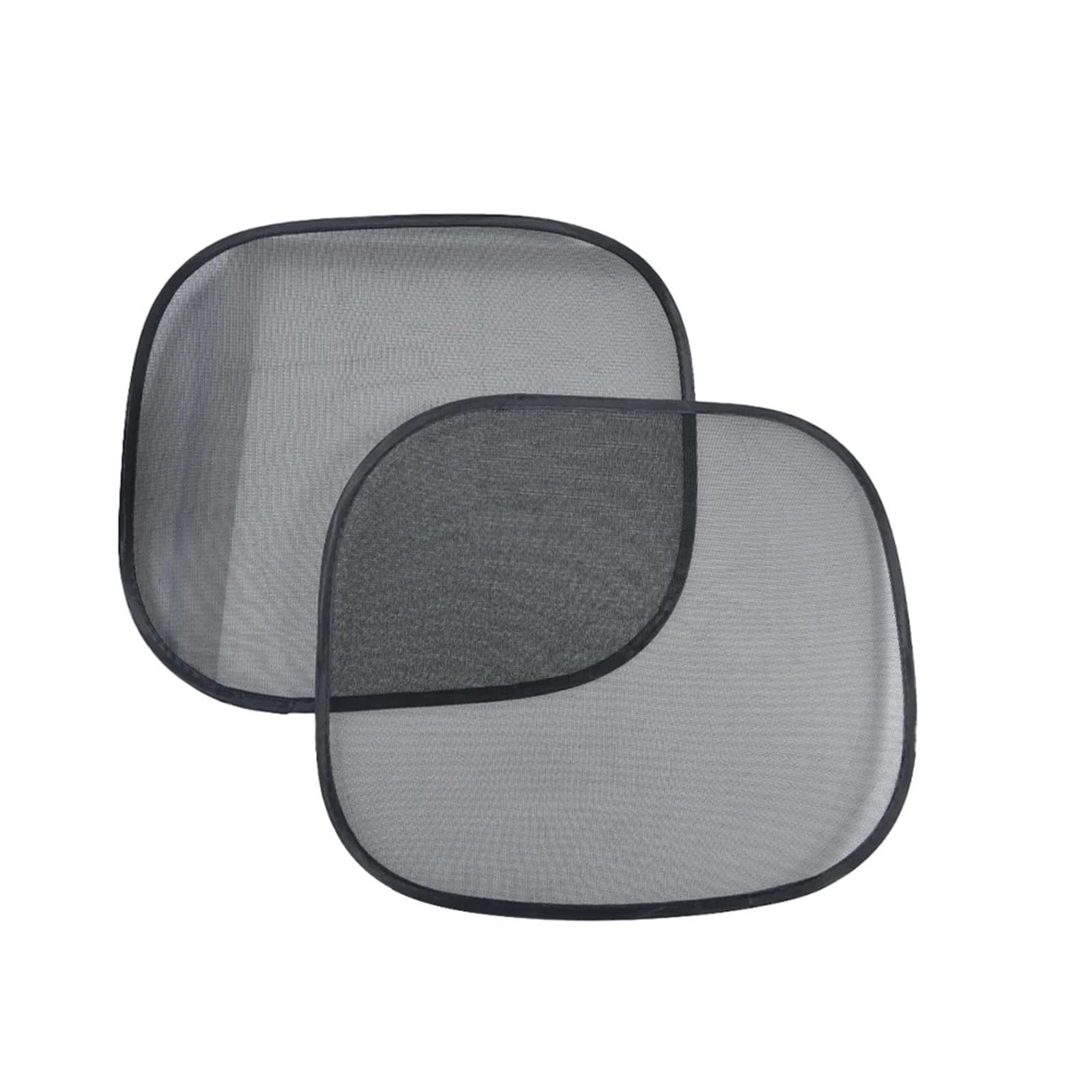 Auto Seitenscheibe Sonnenblende Schwarzer Netz-Sonnenschutz für die Heckscheibe, seitlicher Netz-Sonnenschutz, schützt den Innenbereich vor ultravioletten Strahlen(2 Pcs Side Sunshade) von XKOEHXJ